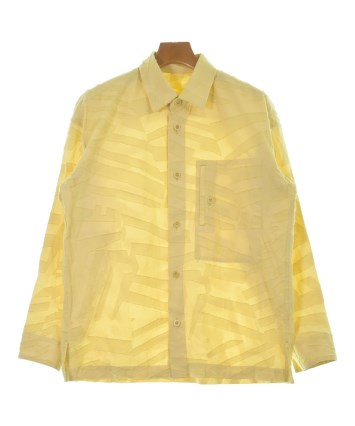 IM MEN（アイムメン）カジュアルシャツ 黄 サイズ:2(M位) メンズ