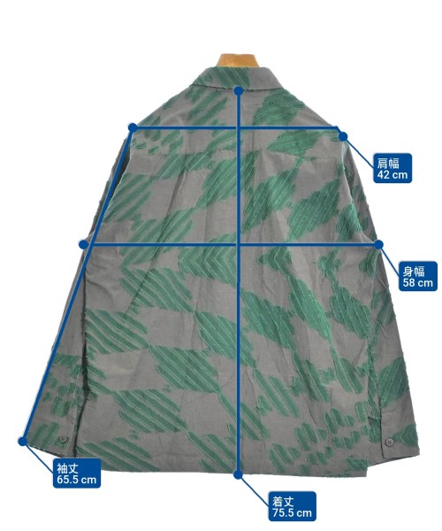 IM MEN（アイムメン）カジュアルシャツ グレー サイズ:3(L位) メンズ/2200613309127