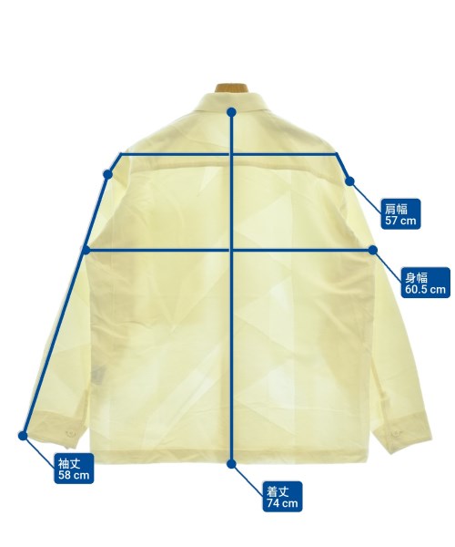 IM MEN（アイムメン）カジュアルシャツ 黄 サイズ:3(L位) メンズ/2200613309134