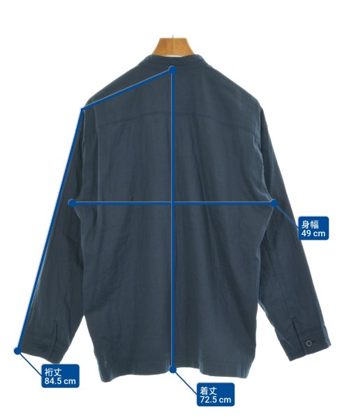 IM MEN（アイムメン）カジュアルシャツ 紺 サイズ:2(M位) メンズ/2200630130025