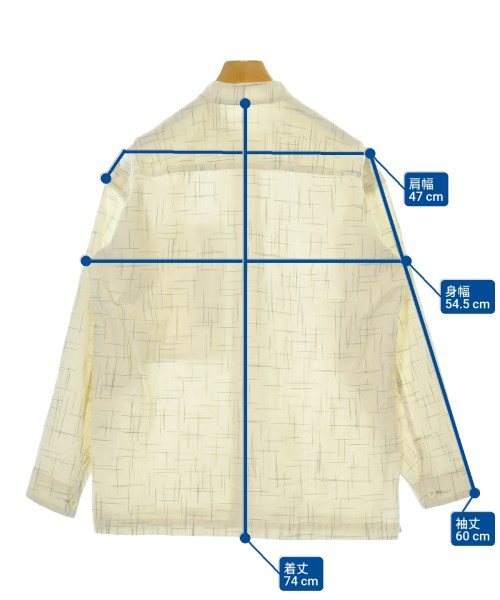 IM MEN（アイムメン）カジュアルシャツ 白 サイズ:2(M位) メンズ/2200677732022