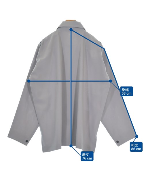 IM MEN（アイムメン）カジュアルシャツ グレー サイズ:3(L位) メンズ/2200650543034