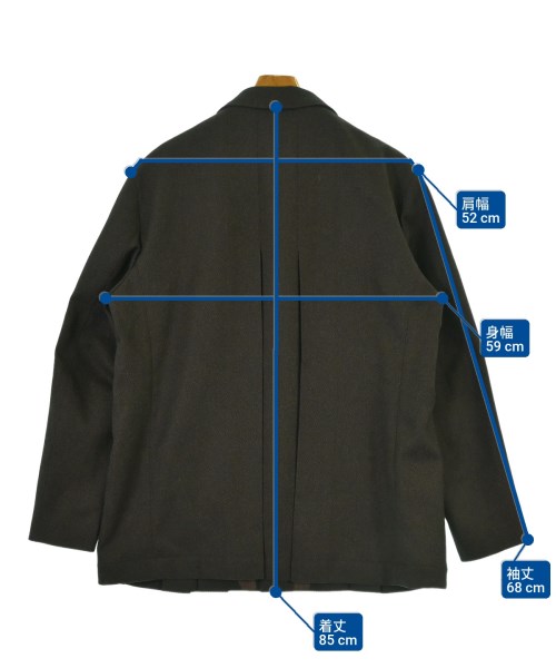 IM MEN（アイムメン）カジュアルジャケット 茶 サイズ:3(L位) メンズ/2200663767038