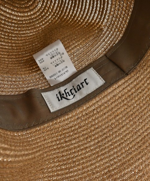 ikhtiart（イフティアート）ハット ベージュ サイズ:- レディース/2200618668212