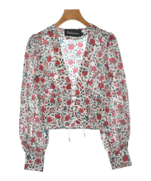 Realisation(リアリゼーション)カジュアルシャツ 白 サイズ:XS/2200639467092