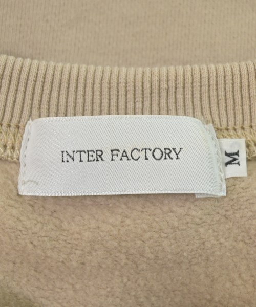 INTER FACTORY（インターファクトリー）スウェット ベージュ サイズ:M レディース/2200642841018