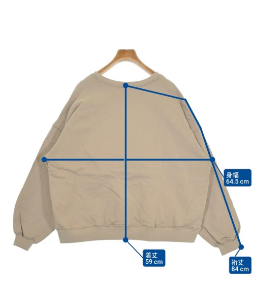 INTER FACTORY（インターファクトリー）スウェット ベージュ サイズ:M レディース/2200642841018