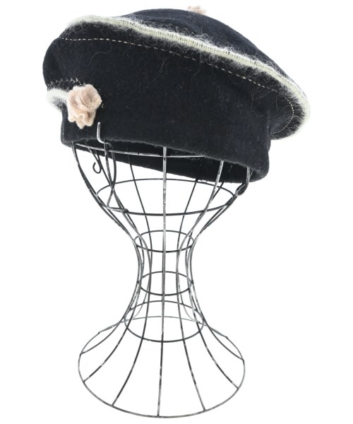 ASCOLI(アスコリ)ハンチング・ベレー帽 黒 サイズ:-/2200638403039