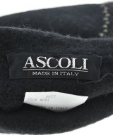 ASCOLI（アスコリ）ハンチング・ベレー帽 黒 サイズ:- レディース/2200638403039