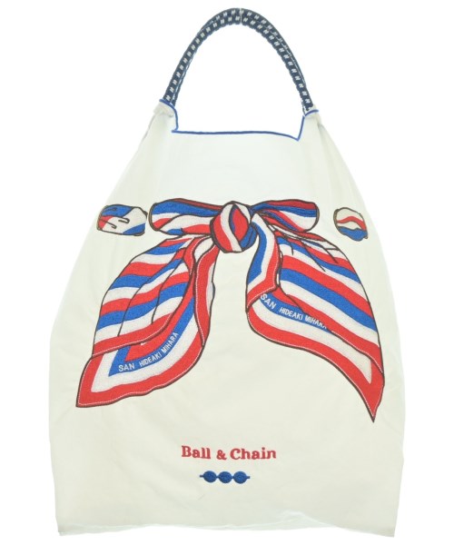 BALL&CHAIN(ボールアンドチェーン)トートバッグ 白 サイズ:-/2200656989195