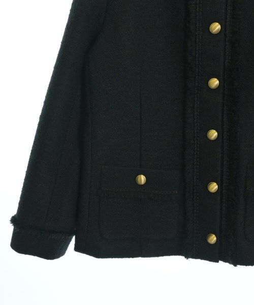 BOUQUET de L'UNE（ブケドゥリュンヌ）ノーカラージャケット 黒 サイズ:F レディース/2200665175022