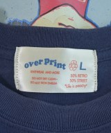 over print（オーバーポイント）Tシャツ・カットソー 紺 サイズ:L メンズ/2200534864064