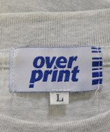 over print（オーバーポイント）Tシャツ・カットソー グレー サイズ:L メンズ/2200534864071