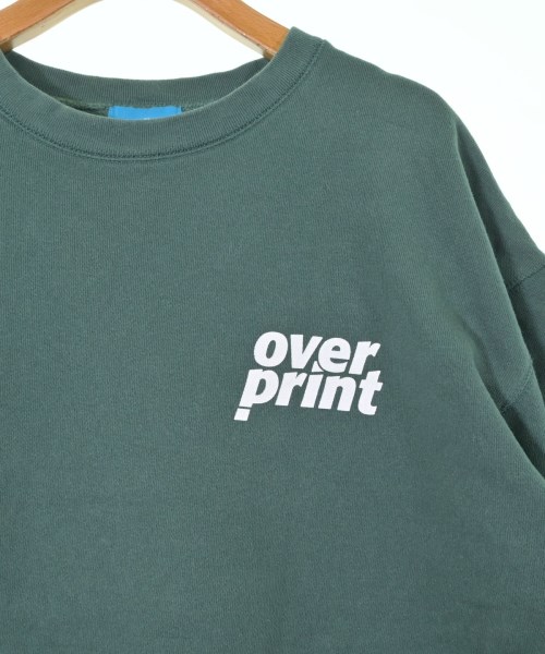 over print（オーバーポイント）スウェット 緑 サイズ:L レディース/2200655886013