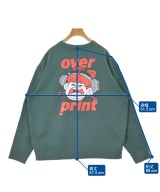 over print（オーバーポイント）スウェット 緑 サイズ:L レディース/2200655886013