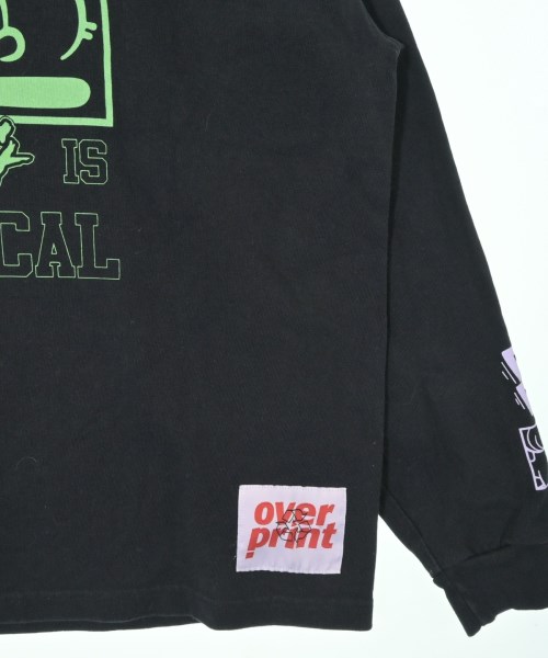 over print（オーバーポイント）Tシャツ・カットソー 黒 サイズ:L レディース/2200655886068