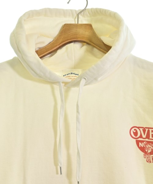 over print（オーバーポイント）パーカー 白 サイズ:L メンズ/2200709367055