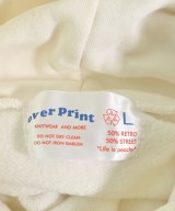 over print（オーバーポイント）パーカー 白 サイズ:L メンズ/2200709367055