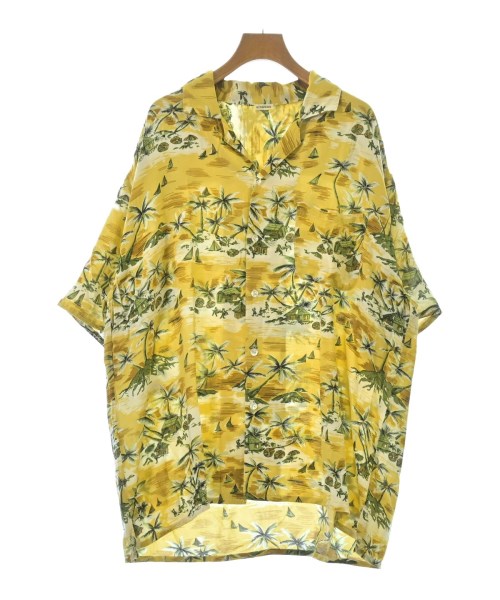 67NOWOS(67ノーウォス)カジュアルシャツ 黄 サイズ:F/2200630364062
