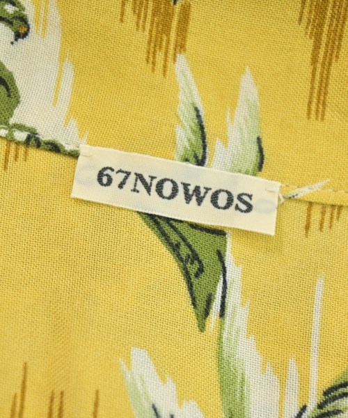 67NOWOS（67ノーウォス）カジュアルシャツ 黄 サイズ:F レディース/2200630364062