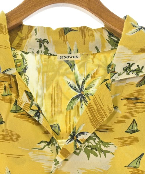 67NOWOS（67ノーウォス）カジュアルシャツ 黄 サイズ:F レディース/2200630364062