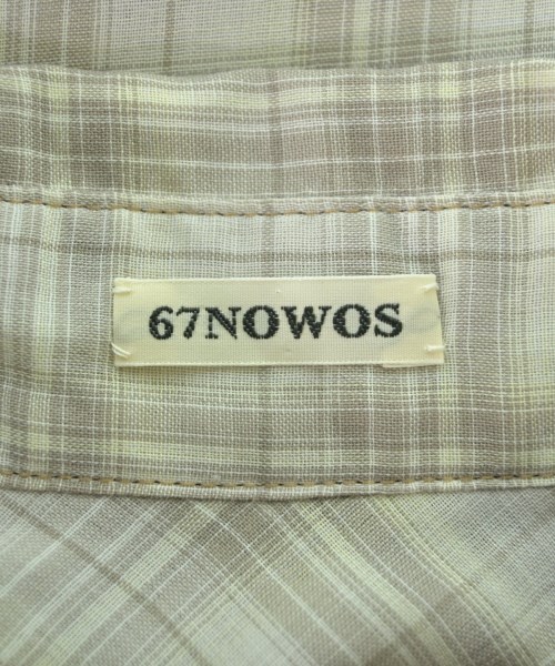 67NOWOS（67ノーウォス）カジュアルシャツ ベージュ サイズ:F レディース/2200630364215