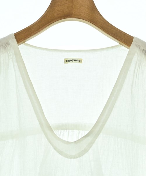 67NOWOS（67ノーウォス）ブラウス 白 サイズ:F レディース/2200616182086