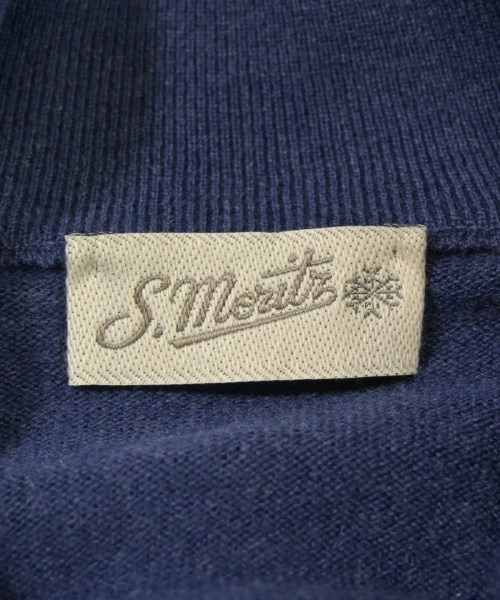 S.MORITZ（サンモリッツ）カーディガン 紺 サイズ:44(S位) メンズ/2200673022066