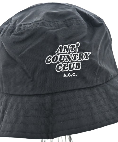 ANTI COUNTRY CLUB（アンチカントリークラブ）ハット 黒 サイズ:- メンズ/2200623266045
