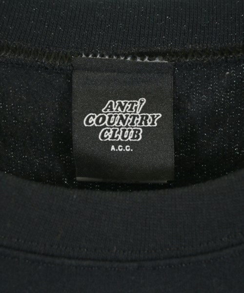ANTI COUNTRY CLUB（アンチカントリークラブ）スウェット 黒 サイズ:XL メンズ/2200715550328