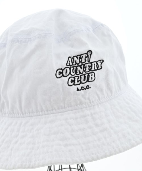ANTI COUNTRY CLUB（アンチカントリークラブ）ハット 白 サイズ:- メンズ/2200732190125