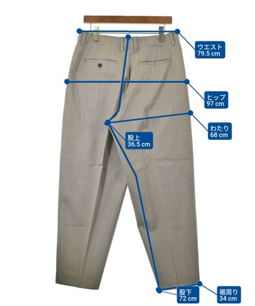 AUBETT（オーベット）スラックス ベージュ サイズ:5(XXL位) メンズ/2200624442097