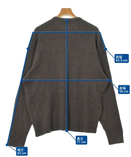 AUBETT（オーベット）Tシャツ・カットソー 茶 サイズ:5(XXL位) メンズ/2200642837080