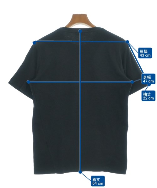 AUBETT（オーベット）Tシャツ・カットソー 黒 サイズ:M メンズ/2200736284011