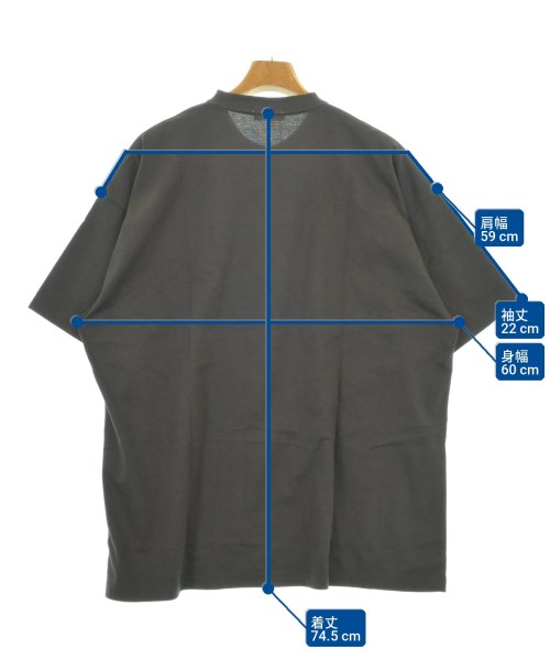 AUBETT（オーベット）Tシャツ・カットソー 茶 サイズ:5(XXL位) メンズ/2200722024119