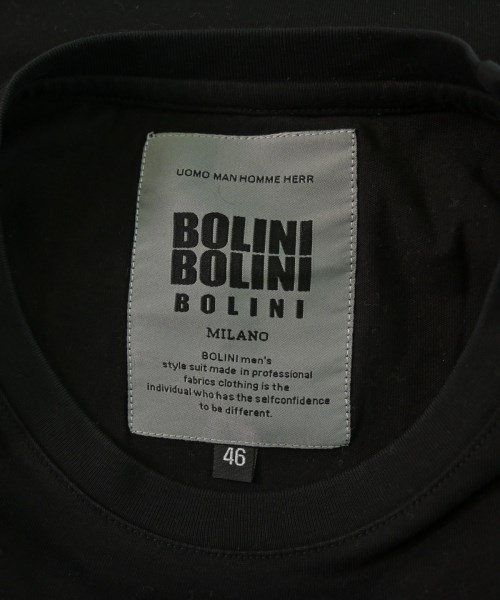 BOLINI（ボリーニ）Tシャツ・カットソー 黒 サイズ:46(M位) メンズ/2200646201108