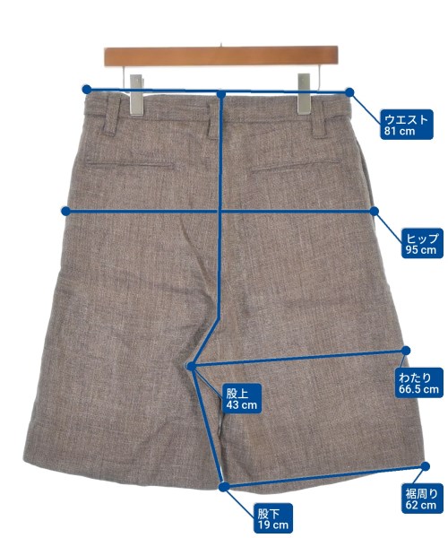 by H.（バイエイチ）ショートパンツ 茶 サイズ:-(S位) メンズ/2200675379069