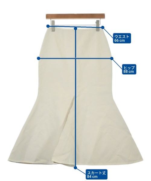 CALCATERRA（カルカテッラ）ロング・マキシ丈スカート 白 サイズ:38(S位) レディース/2200655820031