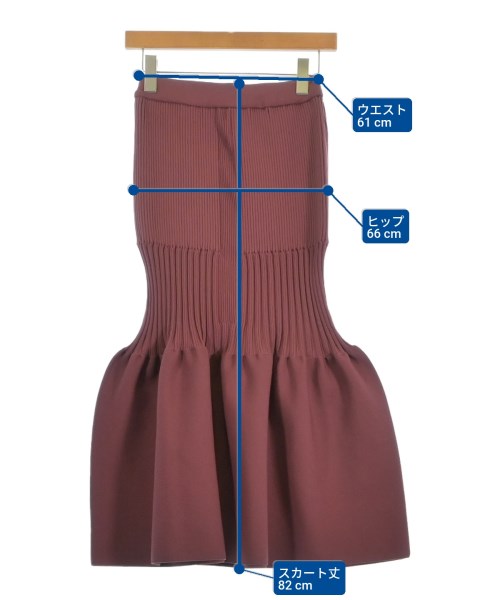 CFCL（シーエフシーエル）ロング・マキシ丈スカート 赤 サイズ:1(S位) レディース/2200621992045