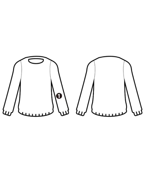 CFCL（シーエフシーエル）ニット・セーター グレー サイズ:F レディース/2200673668028