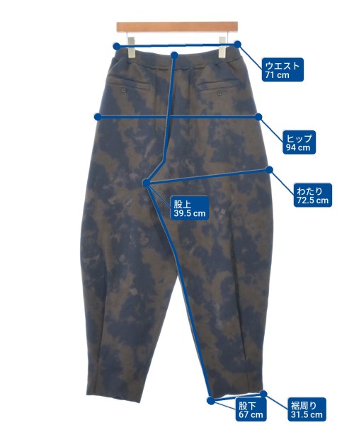 CFCL（シーエフシーエル）スウェットパンツ 茶 サイズ:3(L位) メンズ/2200674509030