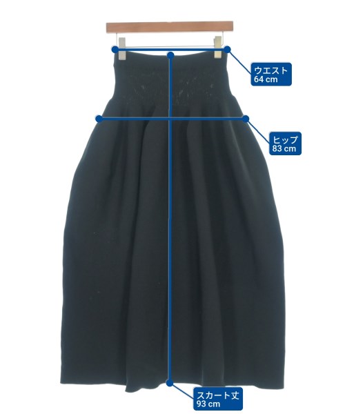 CFCL（シーエフシーエル）ロング・マキシ丈スカート 黒 サイズ:1(S位) レディース/2200677022147