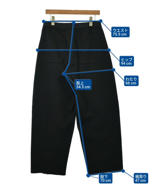 CFCL（シーエフシーエル）スウェットパンツ 黒 サイズ:5(S位) メンズ/2200659768032