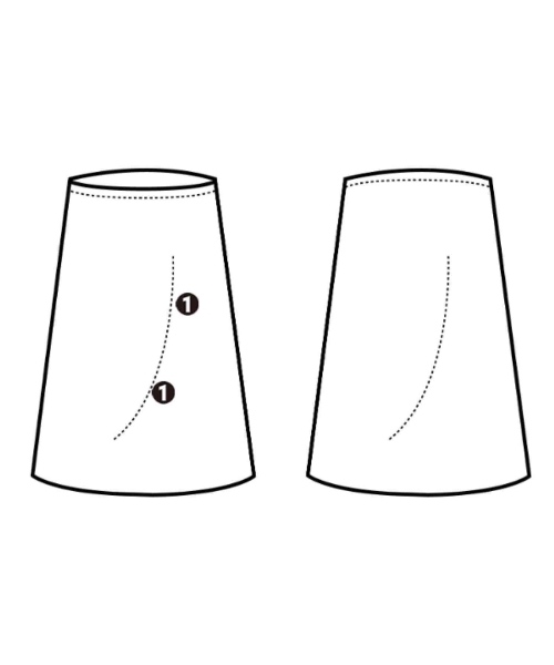 CFCL（シーエフシーエル）ロング・マキシ丈スカート 黒 サイズ:1(S位) レディース/2200662053026