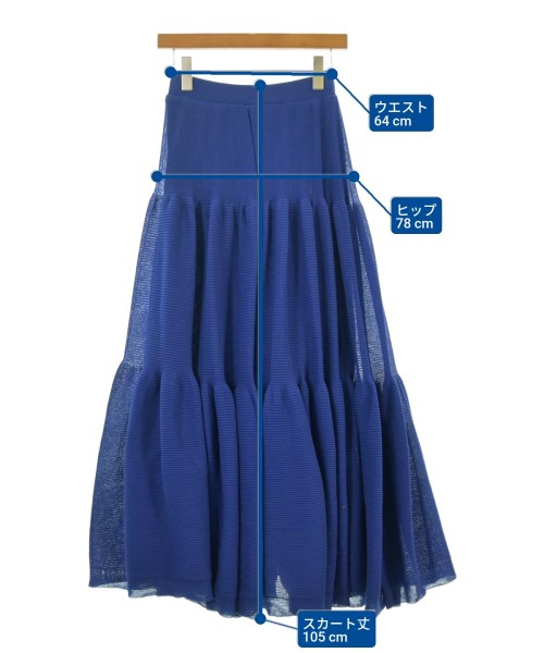 CFCL（シーエフシーエル）ロング・マキシ丈スカート 青 サイズ:3(L位) レディース/2200643644946