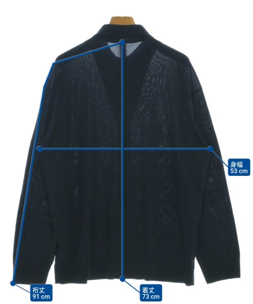 CFCL（シーエフシーエル）カーディガン 紺 サイズ:5(XXL位) メンズ/2200652490039