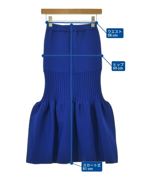 CFCL（シーエフシーエル）ロング・マキシ丈スカート 青 サイズ:1(S位) レディース/2200669723021