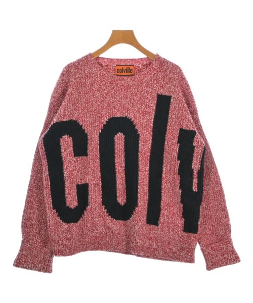 Colville(コルヴィル)ニット・セーター 赤 サイズ:S/2200695139018