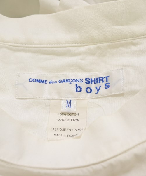 COMME des GARCONS SHIRT boys（コムデギャルソンシャツボーイ）カジュアルシャツ 白 サイズ:M メンズ/2200610679049