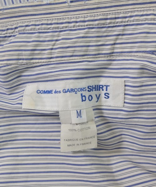 COMME des GARCONS SHIRT boys（コムデギャルソンシャツボーイ）カジュアルシャツ 白 サイズ:M メンズ/2200661733066